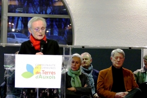 Martine Eap Dupin formule un véritable plaidoyer du FAIRE ENSEMBLE lors des voeux de la Communauté de communes des Terres d'Auxois ! 
